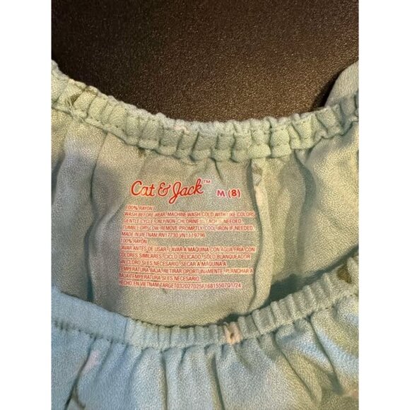 Girls' Short Sleeve Floral Woven Top - Cat & Jack™ - Picture 2 of 2